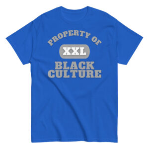 Men's classic tee Property-Of-Black-Culture-Alfa-in-Gray-Letters