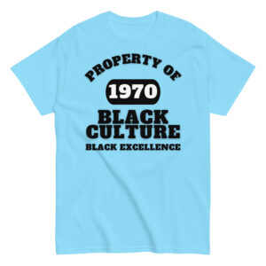 Men's classic tee Property-Of-Black-Culture-Alfa-Black(1970)-Excellence-in-Black-Letters